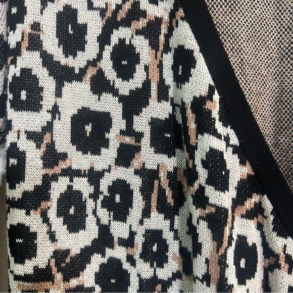 Diane von Furstenburg for Target DVF Wrap Sweater Top Tunic Dress Poppy Floral L - Picture 5 of 7